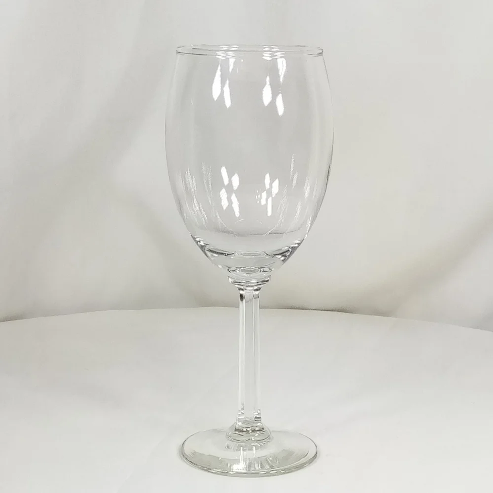 Elegant Clear Hexagonal Stem Wine Glass Water Goblet